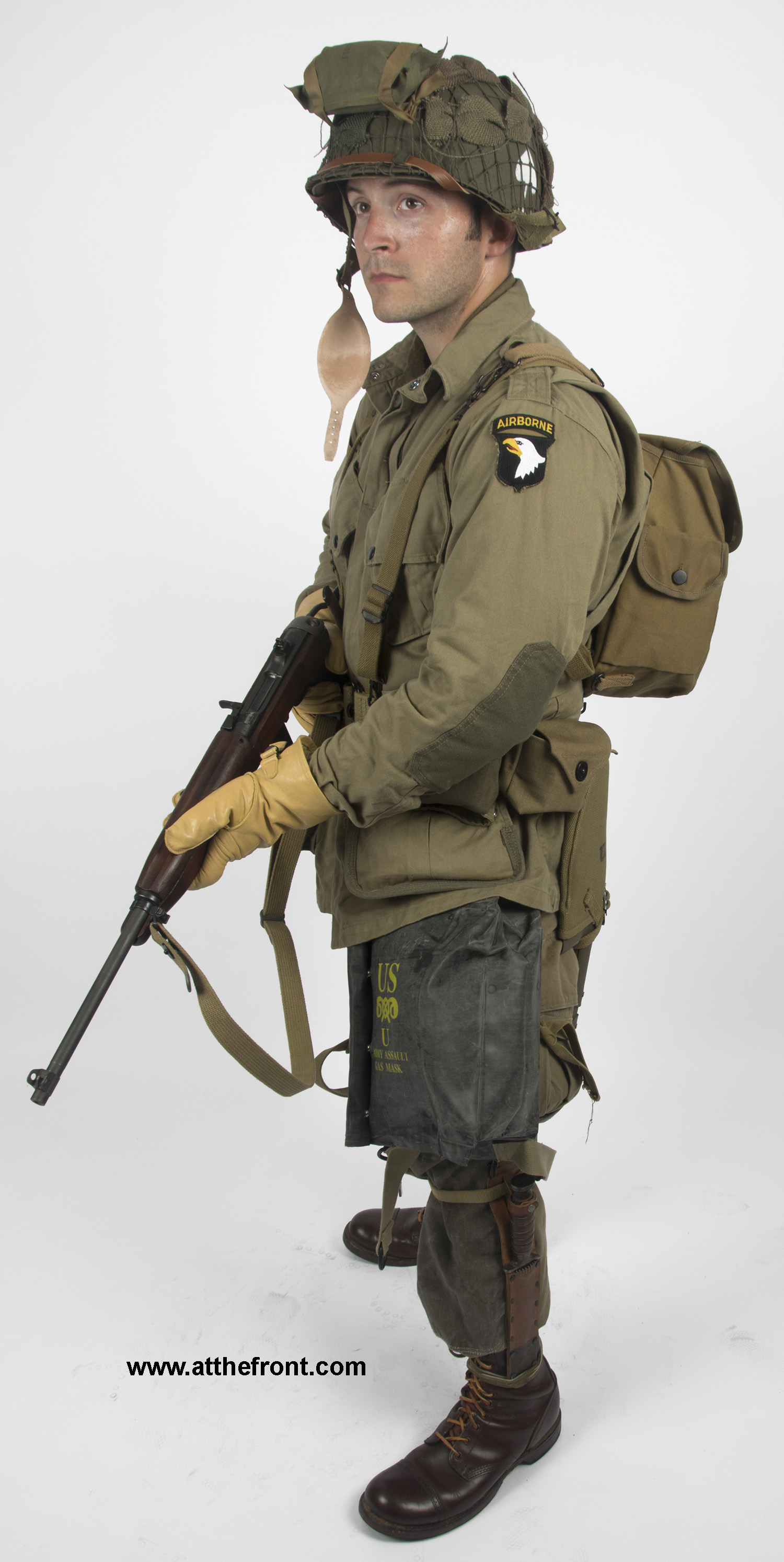 WW2 U.S Airborne Paratrooper (101st Airborne Division) V1 Minecraft Skin